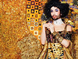 Outofficial:conchita Wurst In Gold: The Austrian Eurovision Winner Is Gustav Klimt’s