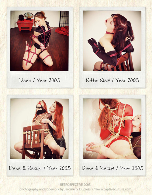 captiveculture:  RETROSPECTIVE 2005#01 : some pics about my ropework through the years …