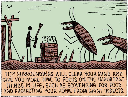 Part of Tom Gauld’s latest strip for the New Yorker