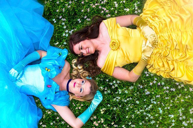 brycehalvorson: lillolajane:  quirkinky:  refinery29:  This couple dressed as Disney