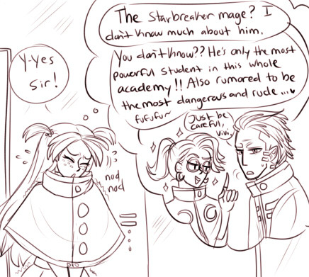 a small look at Vivi and Astra&rsquo;s first meeting thing