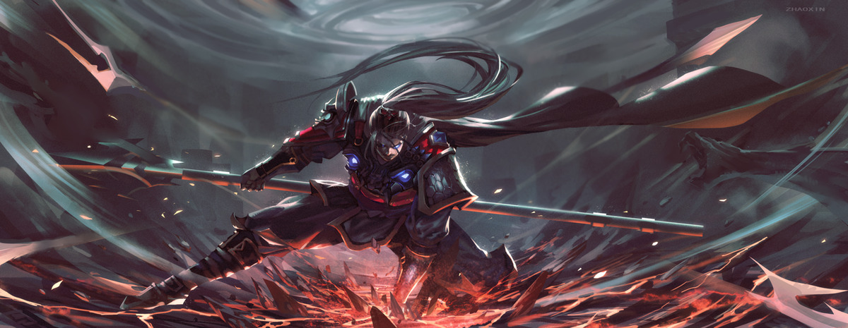 leagueofchupp:  Xin Zhao, Kayle &amp; Volibear by Cabal飯 [pixiv]  