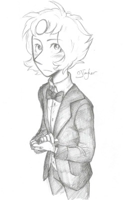 oliviajoytaylor:  Pearl in a tuxedo 