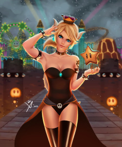 Leo-Queval:  Here’s My Drawing Of Bowsette !! That Was Nice To Draw The Mario Universe