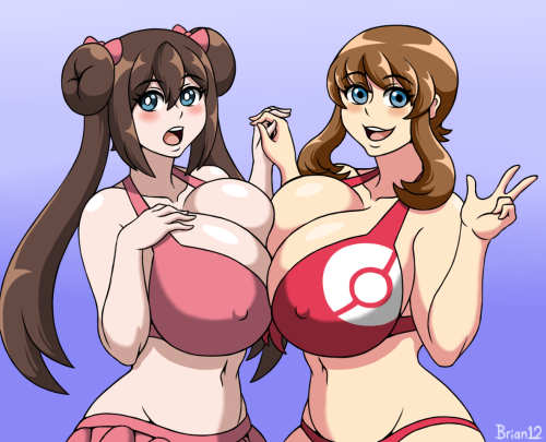  Commission for FoXyGranDpA1978 Bikini May and Bikini Rosa symmetrical docking! 