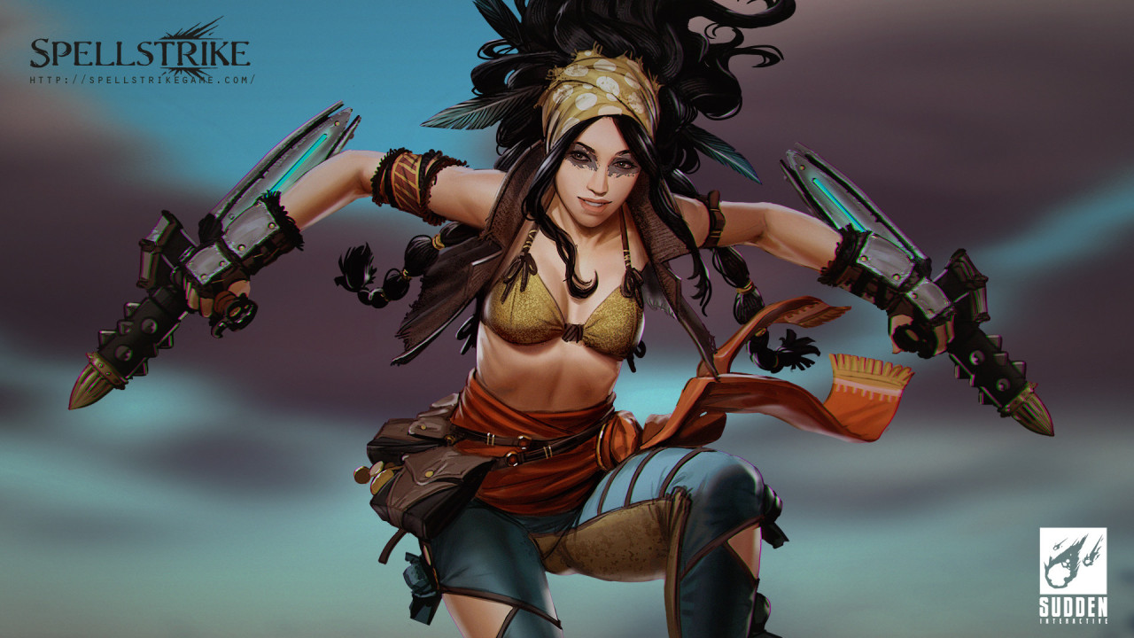 cyberclays:   Spellstrike: Lily Chase - by  John Grello  