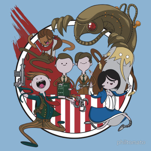 fyeahbioshock:What Time is it???!?1? by philtomato via Redbubble.