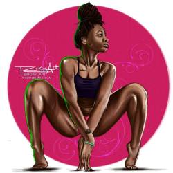 dopeblackart:  By @rokz_art  -  One for this