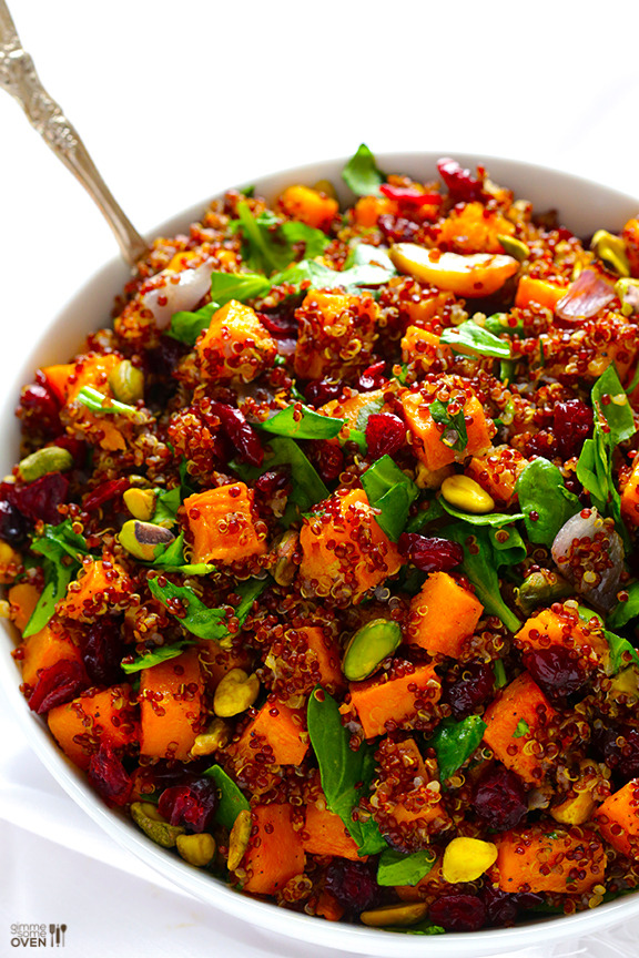 yummyinmytumbly:  Quinoa Stuffing (Butternut Squash Quinoa w/ Cranberries &amp;