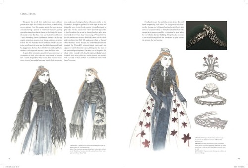 butterflies-dragons: SANSA STARK CORONATION DRESS  The gown has a full skirt made from many dif