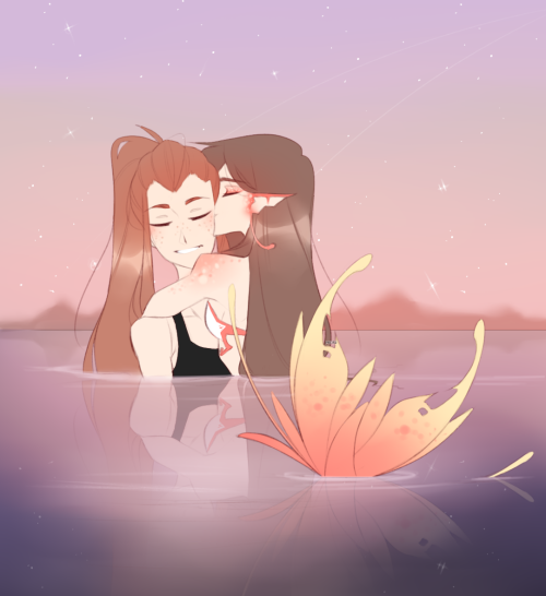 misiru:Sliding in a quick mermay thing  j-just in time