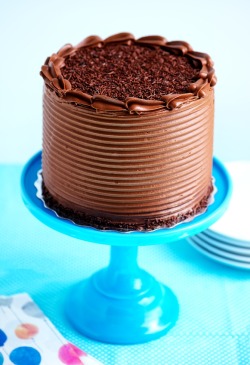 sweetoothgirl:Chocolate Nutella Layer Cake