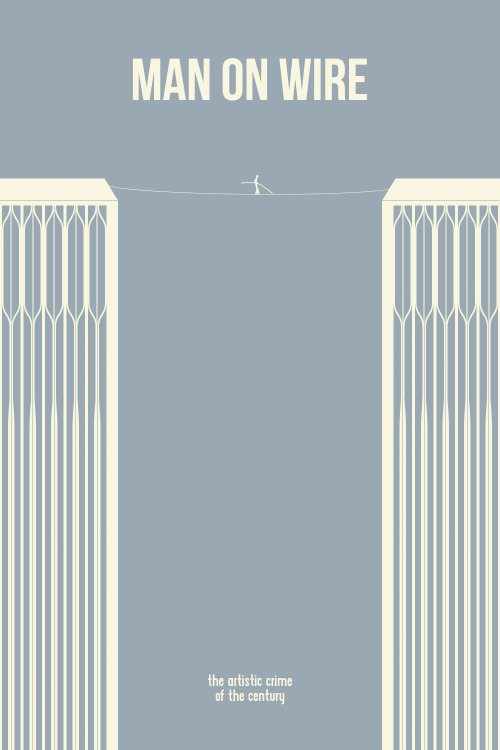 Minimalist Movie Posters Man On Wire By Andrew Millen