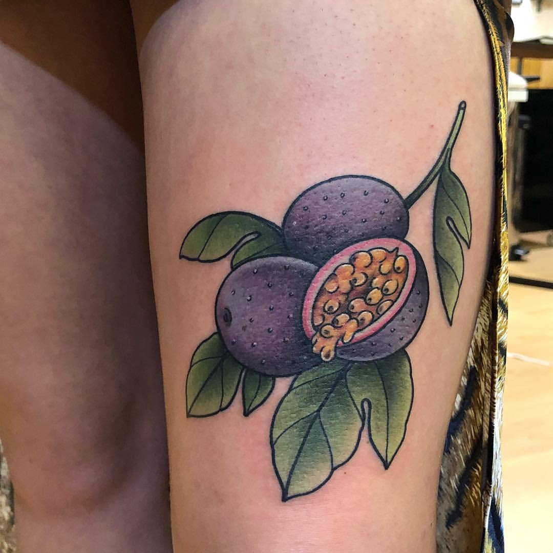 Passion fruit by Johan Ankerfyr Forever Lost Tattoo Stockholm Sweden  r tattoos