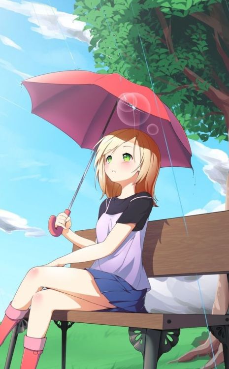 Sunny day, outdoor, pretty, anime girl, 950x1534 wallpaper @wallpapersmug : https://ift.tt/2FI4itB -