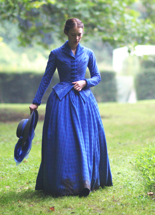 fuckyeahcostumedramas: Mia Wasikowska as Emma Bovary in ‘Madame Bovary’ (Film, 2014). 