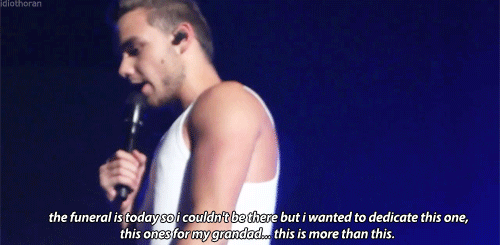   Biam dedicating more than this to his grandad who recently passed away (x) 