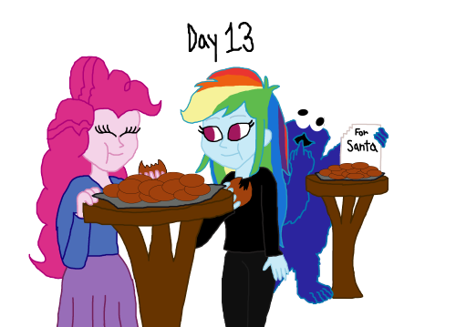 Oh boy. I hope that batch of cookies that Pinkie Pie and Rainbow Dash are eating aren’t for&hellip;&