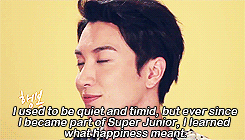 haehyukyumin:         What does Super Junior mean to you?        