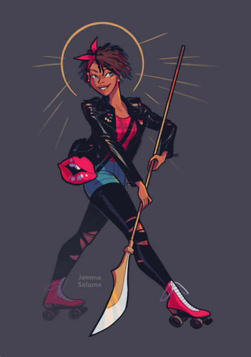 oxboxer: Joan the savior. Commission! Want me to draw your character too? Info here!