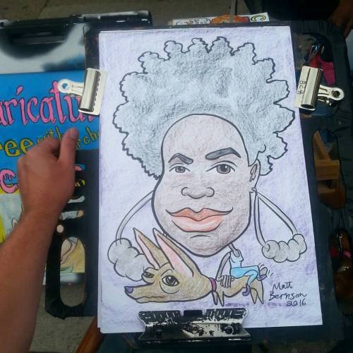 Porn photo Caricature at Dairy Delight! #art #drawing