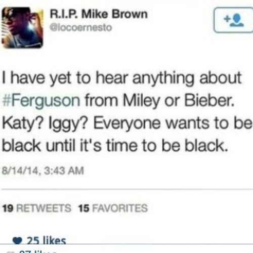 thebullcheet:  Damn this nigga speakin the truth #ferguson #mediablackout
