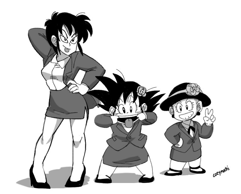 Dragon Ball 63 — Yo, I love your genderbent designs! I especially