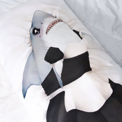 etsyifyourenasty:  Sexy French Maid Shark Body Pillow 