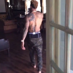 lamarworld:  (Pt.2) Odell Beckham Jr booty &amp; bulge