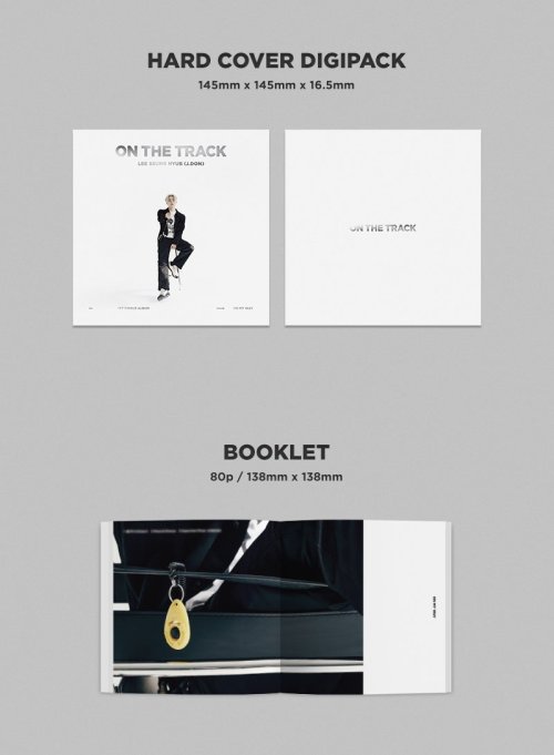 nfly5:이승협 (J.DON) 1ST SINGLE ALBUM [ON THE TRACK]2 versions: To My Way + On My WaySleeve: 146.5mm x 