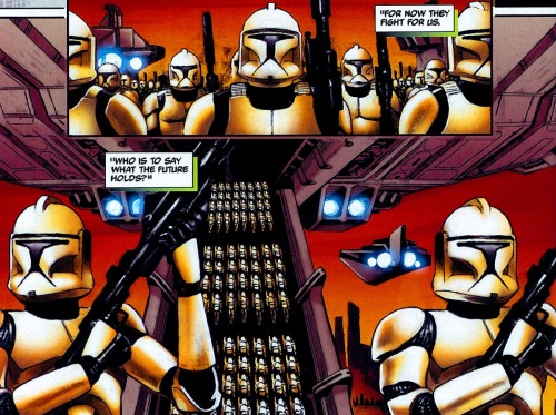 Cienie Isengardu — Jedi's respect for clones?
