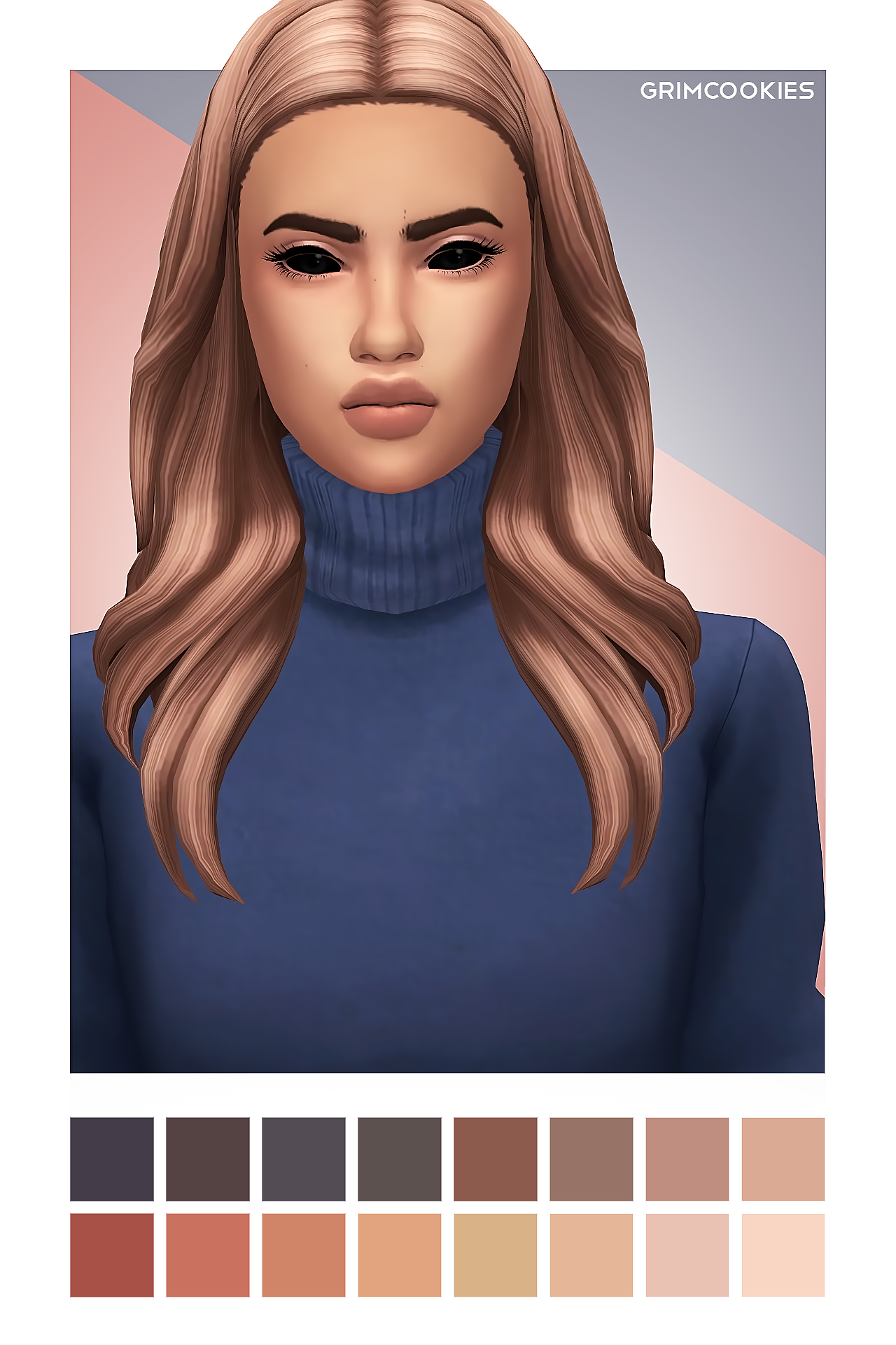 Grimcookies D I A N A H A I R A New Style Of Sims 4 Maxis Match Hairs