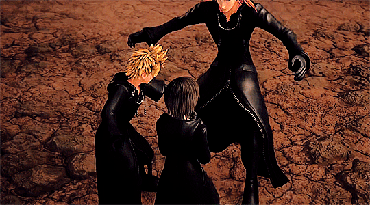 xionstide:  final battle - seasalt trio