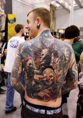 AWESOME SLIPKNOT BACKPIECE