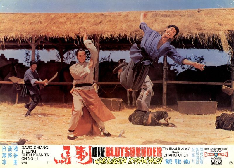guts-and-uppercuts:  German lobby card set for “Blood Brothers”.