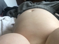 blyblt:  My stomach was almost flat when I first laid down and now it’s bulging up over the rest of my body