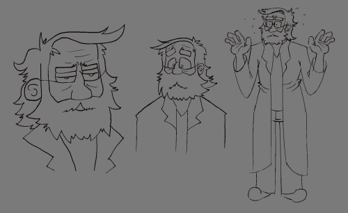 Trying To Relearn How To Draw Human Faces, So Of Course I Start With One That's Mostly Beard