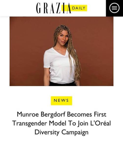 afrique-ah:  flyandfamousblackgirls:   L’Oréal Has Dropped Its First Transgender Model For A Facebook Post Calling Out White Privilege The announcement received considerable press coverage, and L’Oréal was praised for the campaign, themed around