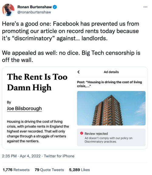 dispatchesfromtheclasswar: According to Facebook, an oppressed minority group that’s been disc