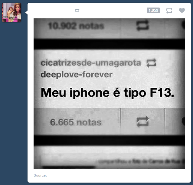voldemort-com-nariz:  aí a pessoa print desse post usando o aplicativo do tumblr