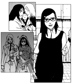 sasucommunist:anyway so sakura and karin have loads of pictures of their fam and salad feels very loved and knows both of her super supportive mamas very well