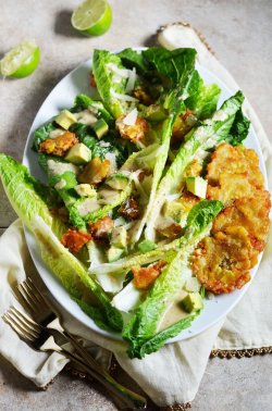 foodiebliss:  Cuban Caesar SaladSource: Host The ToastWhere food lovers unite.  Looks yum