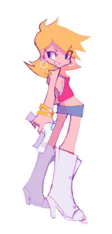 hahafish: and then i thought ‘Panty and Stocking with short hair’and i said “YES&r