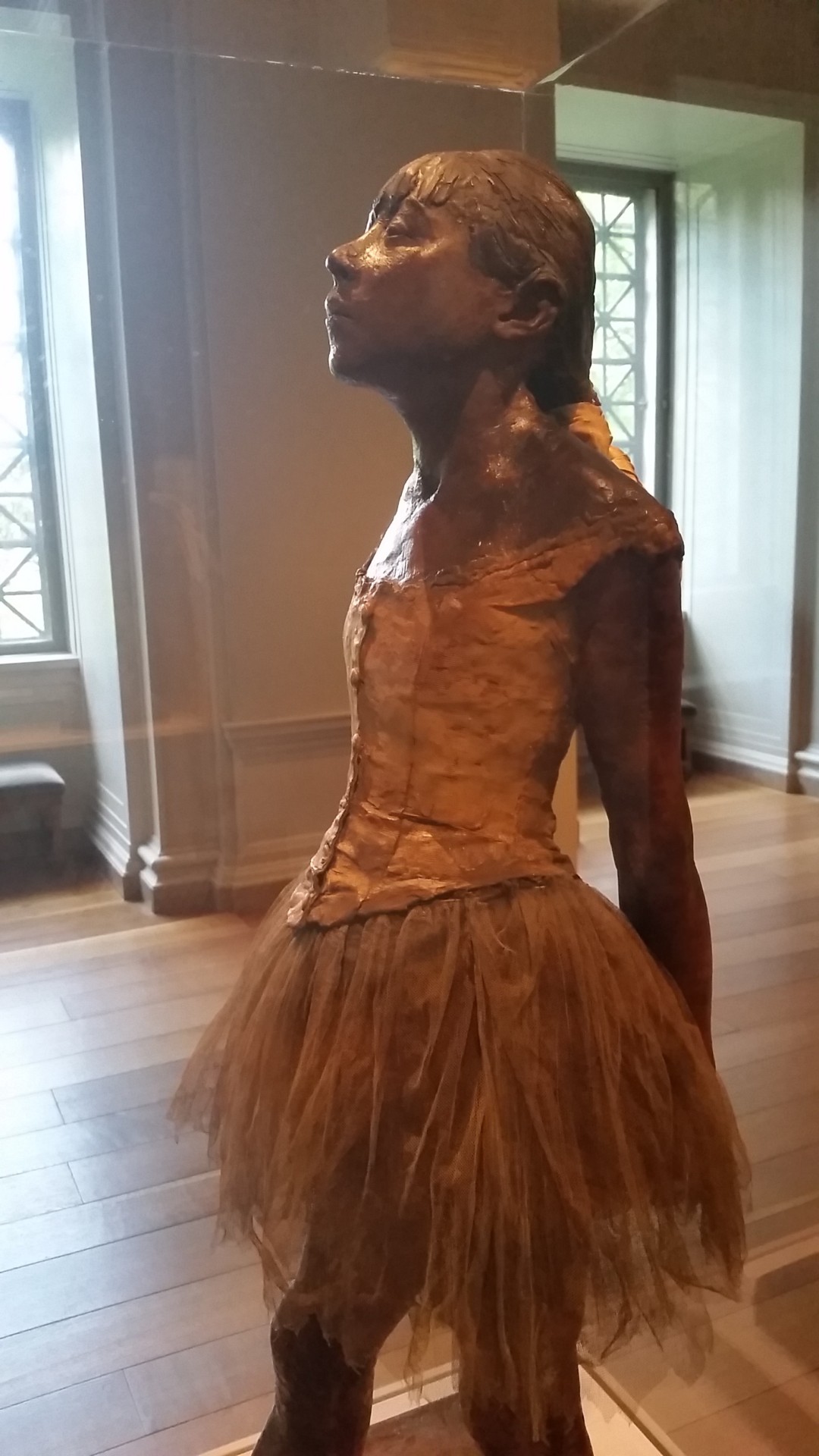 phantomonabudget:  Little Dancer, Aged Fourteen (1881, Edgar Degas)(pigmented beeswax,