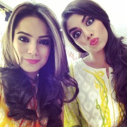 pakistaninstagram:  Pakistani models Alizeh Gobal and Zara Peerzada 