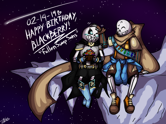 Ink Sans birthday by frozenightpl on DeviantArt