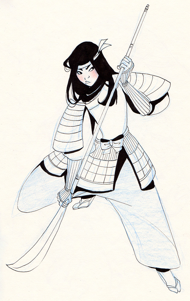 miyuli:  Some warrior ladies from my sketchbook!I don’t know much about armour