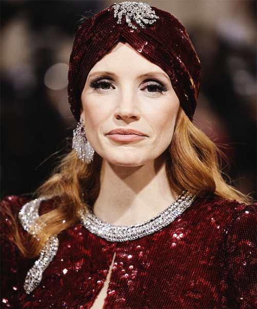 gettingscrazy:JESSICA CHASTAIN The 2022 Met Gala Celebrating “In America: An Anthology of Fashion” M