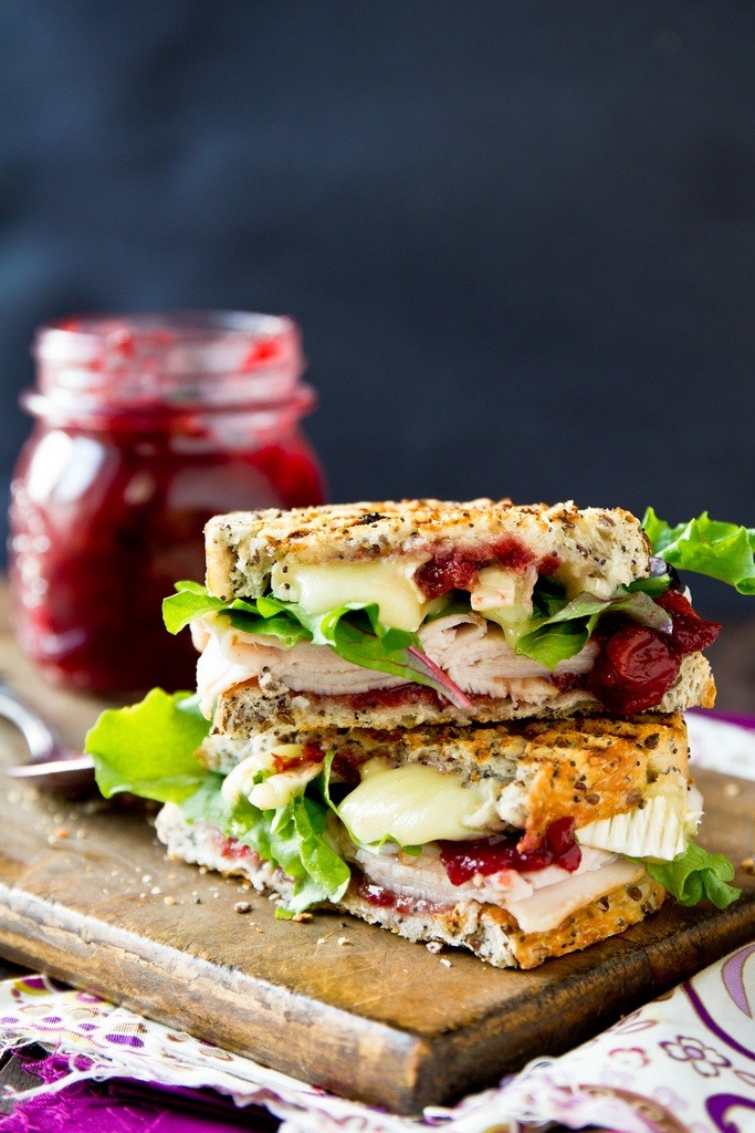 intensefoodcravings: Grilled Turkey &amp; Brie Cranwich | Jason &amp; Shawnda