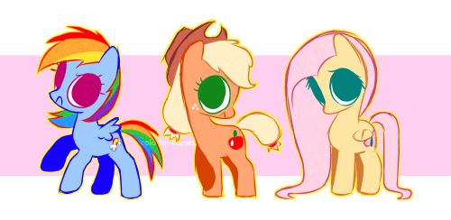 colorful-horses:little pony